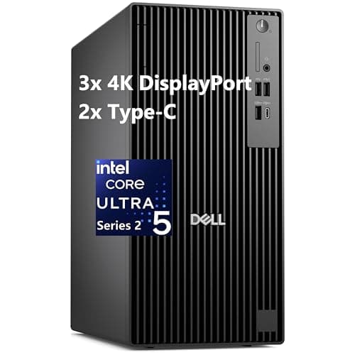 Dell Pro Tower Plus Business Desktop, Intel Core Ultra 5 235 AI-Powered, 64GB DDR5, 2TB SSD, Windows 11 Pro, High-Performance Enterprise Workstation Tower PC