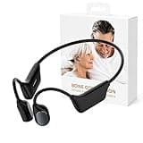 mocodi Bone Conduction Headphones Bluetooth Amplifier for Seniors & Adults - Open-Ear Design for Comfortable Daily Use, Up to 9-Hour Battery, IP67 Water Resistant