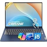 EBRANE Customized Lenovo FHD Touchscreen Business Laptop, 13th Gen Intel Core i5 (10 Cores), 8GB/16GB/40GB RAM | 128GB/256GB/512GB/1TB/2TB SSD, Windows 11 with Office 365 for Web