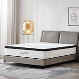 QEMNX 12 Inch Twin Hybrid Mattress – Memory Foam & Responsive Pocket Springs, Enhanced Edge Support, Motion Isolation, Pressure Relief, Eco-Friendly, Compressed for Easy Setup