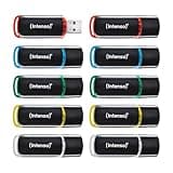 Intenso USB Stick Business Line Multipack 8GB Set of 10 - USB 2.0 High Speed USB-A Flash Drive - Up to 28MB/s - Compatible with Windows & Mac