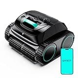 WYBOT C1 Robotic Pool Vacuum for Inground Pools, Cordless Above Ground Pool Cleaner 4-in-1 Wall & Waterline Cleaning Up to 1,615sq.ft, 152mins Runtime Smart Navigation & App Support