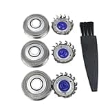 3pcs/lot New Replacement Shaver Head Razor Shaving Blade Head,Compatible for Philips HQ55 HQ56 HQ4+HQ3 6695 6879/HQ6695/HQ48