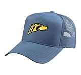 River Dell Regional High School Mascot Trucker Hat with Adjustable Mesh Back, Light Blue