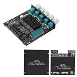 Phefop 2.1 Channel Amplifier Board TPA3116D2 Power Audio Amplifier Module with Bluetooth 5.0 AUX Input Overvoltage Overheating Short Circuit Protection for Home Theater Car Speaker DIY