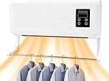 Wall Mounted Heater, Adjustable Warm 2-in-1 Mini Split Unit with Remote Control, for Bedroom Use