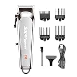 DAXXIN Hair Clippers, Metal Body Hair Clipper with High Endurance, Strong Power, Trimmer, Multifunctional Salon, Household Electric
