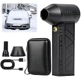 WasoKbok Snow Whiz Turbo Blower,Mini Turbo Snow Blower,Turbos Breeze Electric Blower with Led,Snowwhiz Turbos Blowers Hand Held for Car for Car,Home,Keyboard,Computer