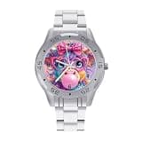 FekiLoot Watches for Men Big Face Stainless Steel Wristwatch Casual Watch