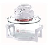 XDSRFVW Air Fryer Oven w/Rotisserie and Dehydrator1300W Halogen 12L Turbo Electric