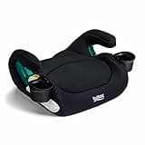 Britax UpNGo Backless Booster Car Seat, Lightweight and Portable Travel Booster with Slim Design and PosturePlus, Accommodates Kids up to 120 Lbs and 63” – Raven Black