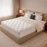 INCEPDREAM Queen Size Mattress 12 Inches, Medium Firm Hybrid with Memory Foam & Individually Wrapped Coils, CertiPUR-US Certified, Fiberglass-Free Design