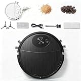 YINGLUHJ 2027 New Mini Robot Vacuum for Car, Car Robot Vacuum, A Compact Vacuum Cleaner Suitable for Home Use, Featuring Anti-Drop Sensors and A High-Capacity Dust Bin