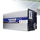 Pure Sine Wave Inverter 12000W/16000W, High Power Supply for Heavy-Duty Tools, Intelligent LCD Display, Car Inverter for Reliable Performance
