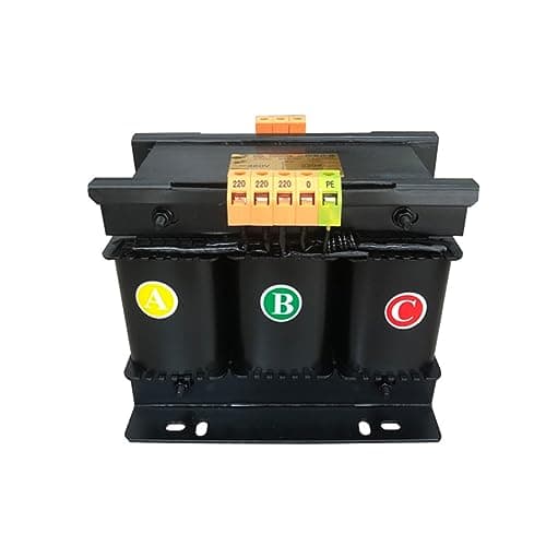 VISKEE Three-Phase Isolation Transformer Dry Type K-100W300W500VA1000VA380V to 220V200V110V Low Frequency(K-100VA)