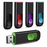 MAKACTUA 5 Pack 8GB USB Flash Drive, USB 2.0 Memory Stick Thumb Drive Pen Drives Jump Drive for Data Storage Multiple Color
