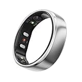 RingConn Gen 2, World’s First Smart Ring with Sleep Apnea Monitoring, No APP Subscription, 12-Day Battery Life, Stress/Heart Rate/Women's Health Tracker, Android & iOS Compatible (Silver, Size 9)