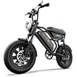 URLIFE Electric Bike for Adults/Teens, 1000W Electric Dirt Bike with 48V 13AH Battery, Up to 28MPH E-Bike, 16" Fat Tire Off-Road Electric Bike, UL 2849 Certified