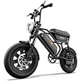 URLIFE Electric Bike for Adults/Teens, 1000W Electric Dirt Bike with 48V 13AH Battery, Up to 28MPH E-Bike, 16" Fat Tire Off-Road Electric Bike, UL 2849 Certified