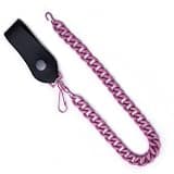 Milwaukee Leather Anti-Theft Metal Wallet Chain w/Snap-On Belt Loop & Key Holder - 16 Inch