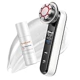 FyneLook Microcurrent Facial Device with Red Light Therapy, Cooling Skin Tightening Device for Lifting & Firming, 4 Modes & 9 Levels Puffiness Skincare Tool