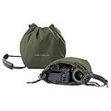 PGYTECH OneGo Drawstring Small Camera Bag, Soft Cute Camera Pouch Handbag compatible with Mirrorless Cameras/Nikon/Canon/Sony/Fuji/Pocket 4 Camera Case