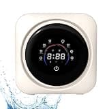 Mini Washer Dryer, Portable Washing Machine, 0.3kg Capacity, 65℃ Hot Air Drying, Smart Touchscreen, 45db Quiet, Energy Saving, Drum Self-Clean, For Underwear, Socks & Baby Clothes(Wallmount)