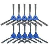 10-Pack Side Brushes Compatible with 850T Robotic Vacuum Cleaner for Pet Hair and Corner Cleaning