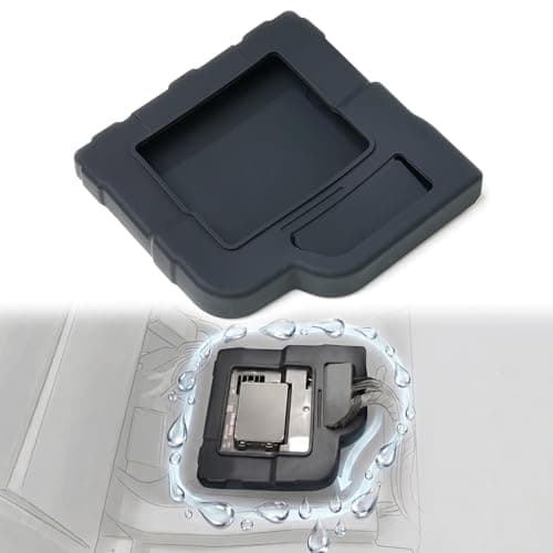 Motvhcs Waterproof Gateway Module Protective Cover Compatible with Audi Q5 SQ5 2018–2024 Liquid Silicone Case Under Rear Seat Water Damage Prevention