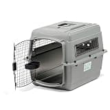 Petmate Sky Kennel - For Air and Travel, Airline Compliant Dog Crate for Pets up 15-30 lbs, Heavy Duty Dog Kennel, Made in the USA- 28 Inches