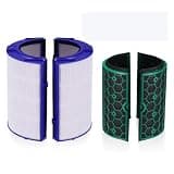 Air Purifier Fan Particulate And Carbon Filter Set, Compatible For Dyson, Fits Pure Cool Hot Models TP04 HP04 Replacement Elements Pack