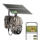 ELYSOO 4G LTE Cellular Trail Cameras, Unlimited Data Plan, 2K HD 360°Full View Game Camera with Solar Power, Security Camera with Motion Activated, Built-in SIM Card, IP65 Waterproof