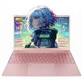 2026 New 15.6" FHD Student Laptop, Office 2024, Win11 Pro, 16GB RAM 512GB SSD, Core i3 Processor, Backlit Keyboard, Fingerprint Reader, IPS USB3.0 Webcam WiFi5 for Study and Office Work, Pink