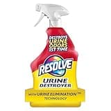 Resolve Urine Destroyer Spray – Pet Stain and Odor Remover, Carpet Cleaner Solution for Cat and Dog Urine, 32 Fl Oz