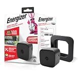 Energizer 2K Window Security Camera, 5GHz & 2.4GHz WiFi Indoor Camera with True Color Night Vision, AI Detection, Two-Way Audio, Black