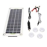 aqxreight Portable Solar Panel 12V 30W USB Polycrystalline Solar Panel Kit for Car Van Boat PanelPortable PanelPolycrystalline Panel12V 30W PanelUSB