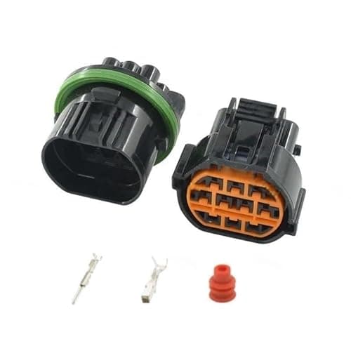 VCALDGFZ 10 Pin 2.0mm HP066-10021 GL221-10021 Automotive Headlight Assembly Wiring Plug Socket for K1 K2 K3 K4(Mael and Female,10 Sets)