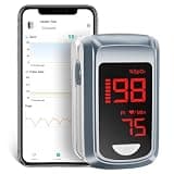 Pulse Oximeter Fingertip-HOLFENRY Oximeter Blood Oxygen Saturation Monitor spo2 Pulse Oximeter Finger, for Heart Rate Sat% Oxygen Saturation PI