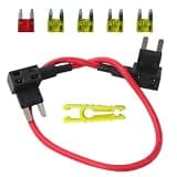 Vicue Updated Repair Fuel Pump Relay Bypass Cable Kit w/Fuse Adapter Fit for Dodge Grand Caravan in 2008 2009 2010 2011 2012 2013 2014 2015 2016