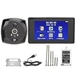 Aurikall 4.5 Inch Video Doorbell Camera with HD LCD Screen, Motion Detection, Night Vision, Wide Angle, Visitor Recording