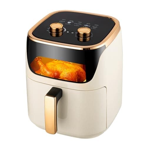 Air Fryer with Visual Window, Fully Automatic Multi-Function Electric Fryer for Household Cooking, Large Capacity for French Fries and More