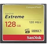 SANDISK 128GB Extreme CompactFlash Memory Card UDMA 7 Speed Up To 120MB/s - SDCFXSB-128G-G46