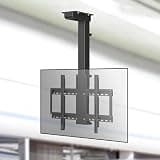 Motorised TV Bracket Stand - Ceiling TV Mount Stand, LCD TV Floor Stand with Auto Lift, with 360° Rotation Left and Right, Fits 32-70 Inch Flat and Curved TVs