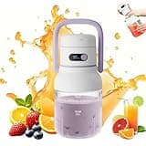Portable Blender, 33oz Personal Blender for Smoothies & Shakes, USB Rechargeable Electric Juicer Cup, Handheld Fruit Mixer Portable Blenders with Easy to Clean Parts