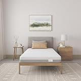 6 Inch Twin Memory Foam Mattress, Medium Firm Support for Pressure Relief, Bed in A Box for Guest Room, Bunk Bed, Compact Spaces