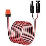 GRABOTE 10FT Solar to XT60i Cable 12AWG – XT60i Connector with Anti-Reverse Protection, Waterproof Solar Connector, Compatible with EcoFlow Delta River & Portable Power Station