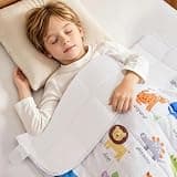 HOSUKKO Weighted Blanket - 5 lbs Animal Pattern Heavy Blanket - Small Size Breathable Lap Blanket(36 * 48 inches, 5 lbs)
