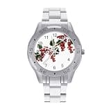 FekiLoot Watches for Men Big Face Stainless Steel Wristwatch Casual Watch