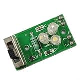 1 2V solar light control circuit board for LED driver with white and multi color light modes, compatible with jar and pillar outdoor lights 20 pcs