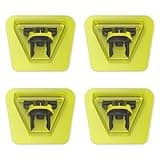 4-Pack Replacement Heads and 3 Guide Combs Guards Kit Compatible with One Blade QP Series QP210/25/26/27/28/45/65